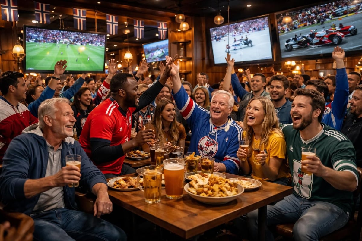 Sports community gathering