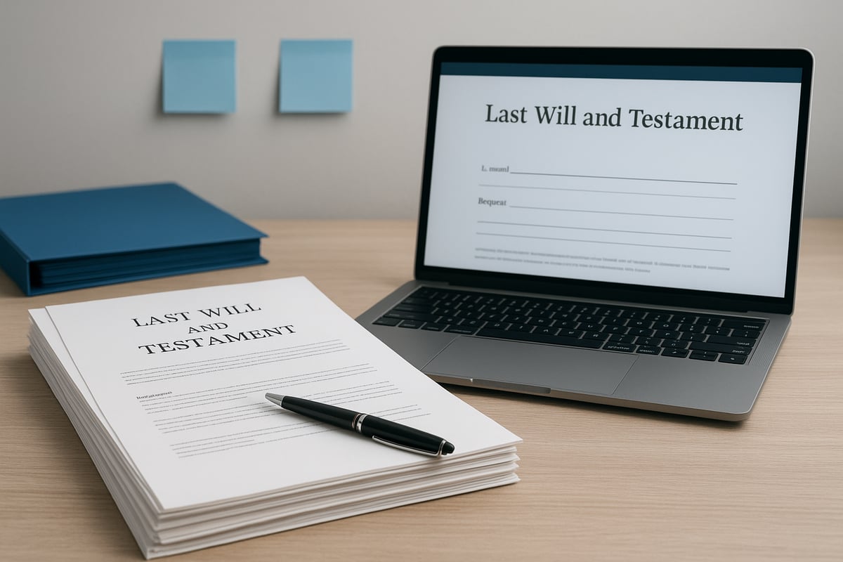 Step-by-Step Guide: How to Write a Will and Testament in 2025