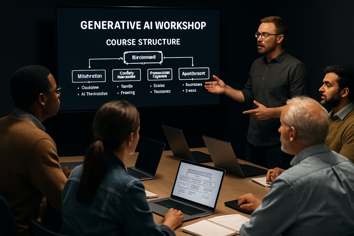 Výběr a struktura kurzu generativní AI pro začátečníky v roce 2025
