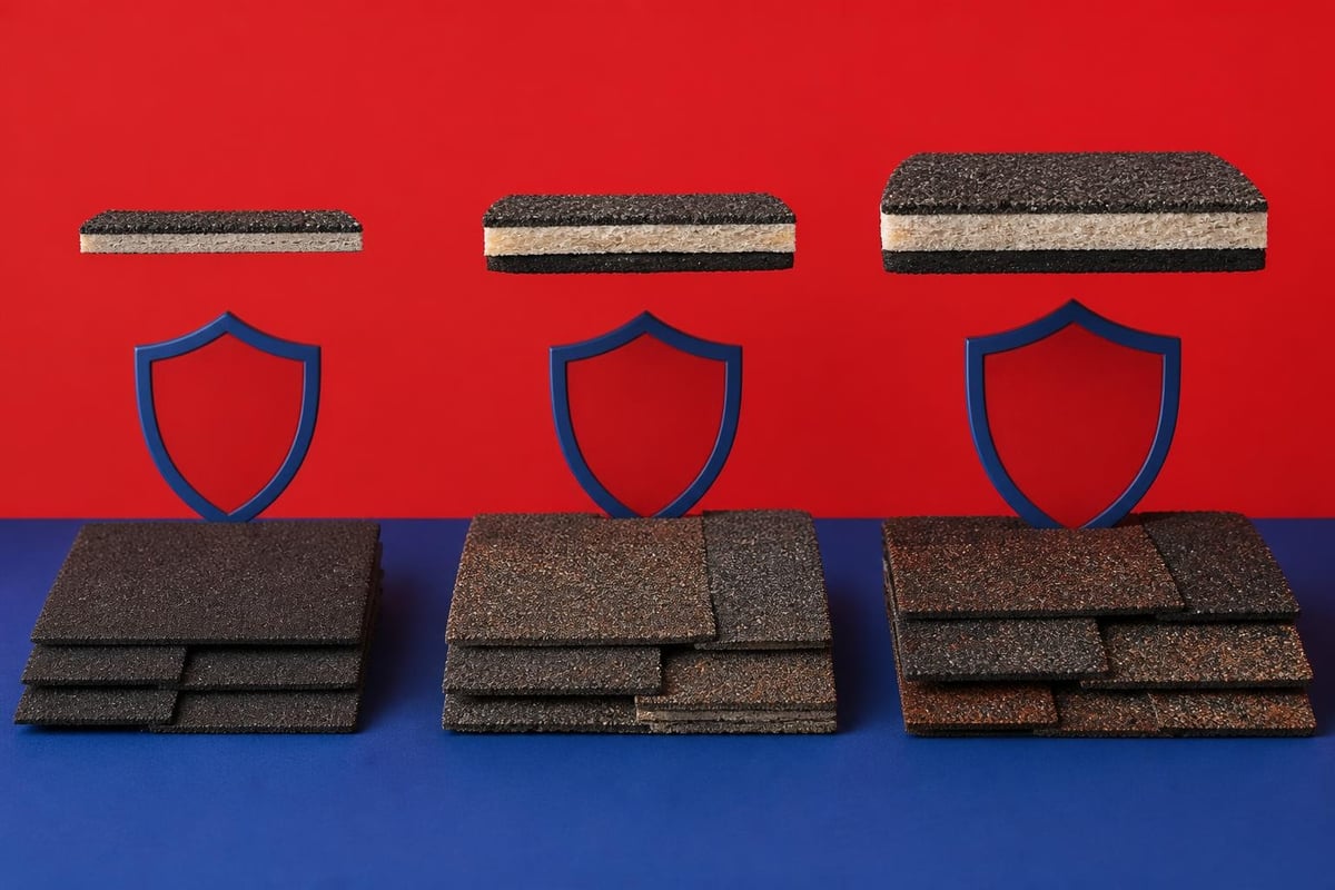 Asphalt shingle types comparison