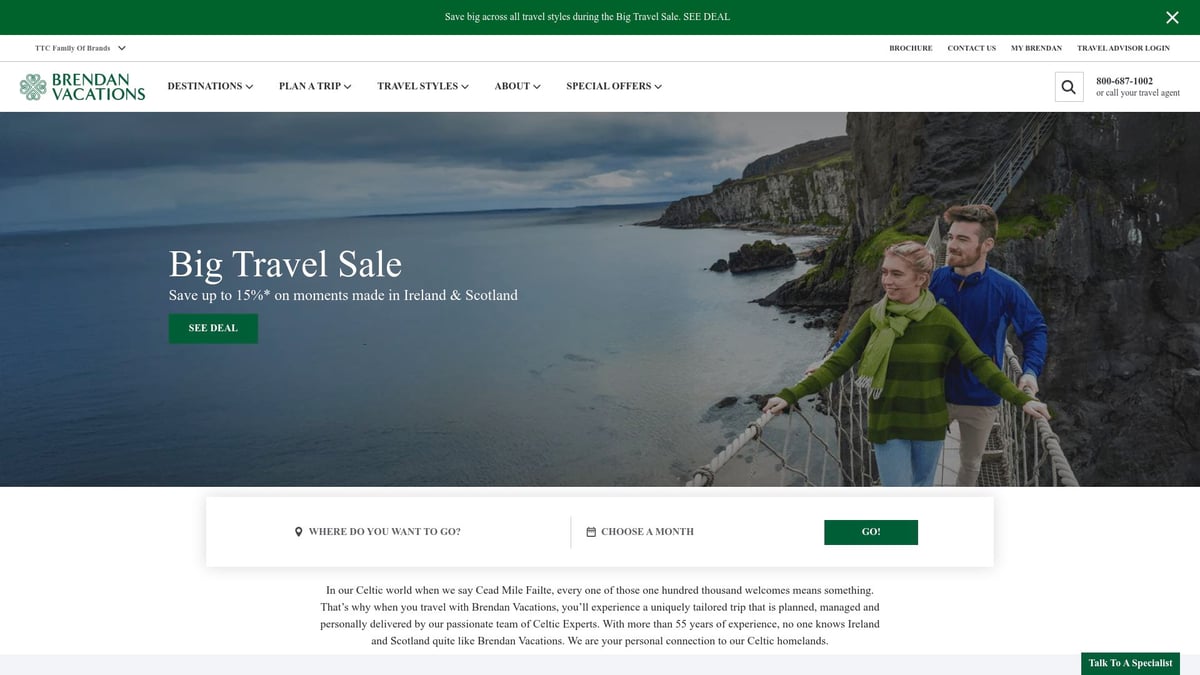 9 Best Irish Travel Packages for Unforgettable Adventures 2026 - Brendan Vacations – Private Chauffeur Irish Highlights
