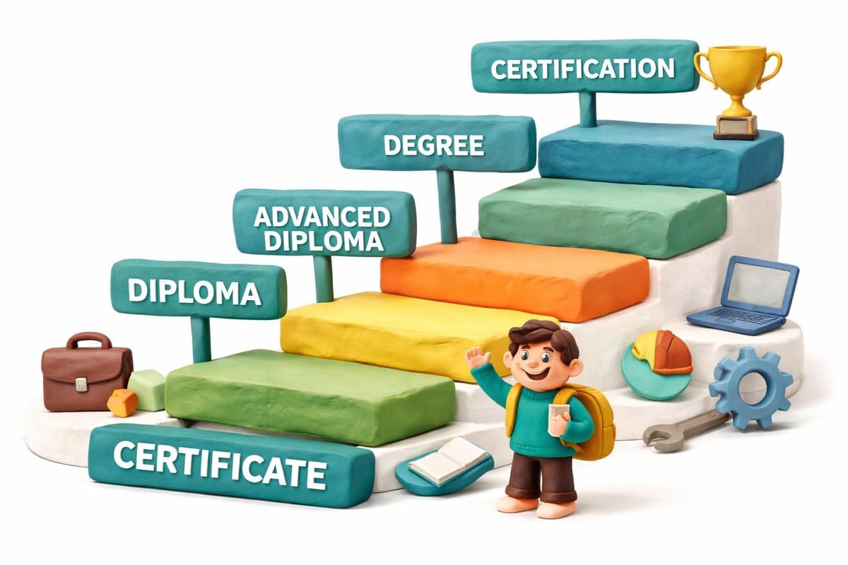 Professional pathway progression levels