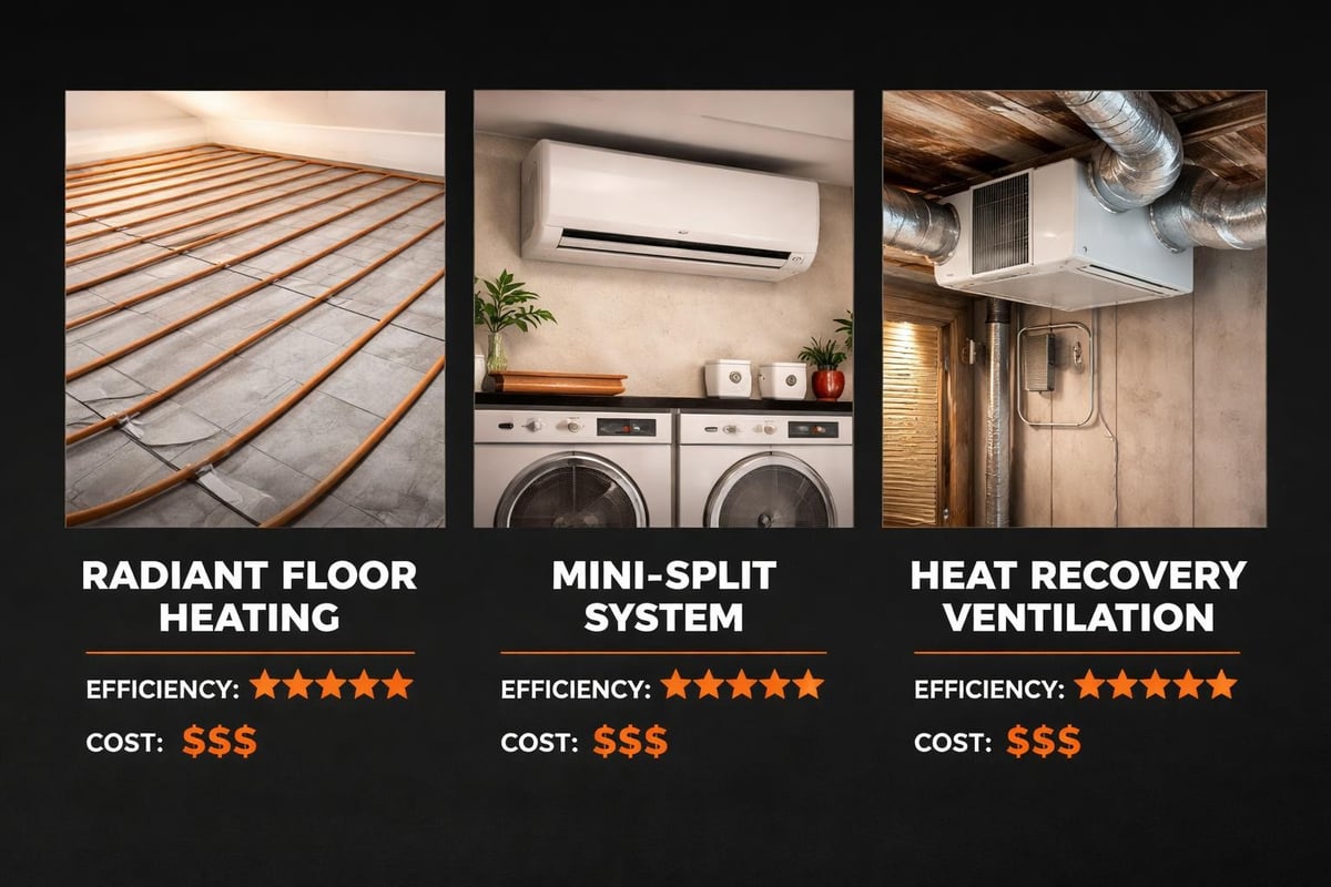 Basement HVAC systems