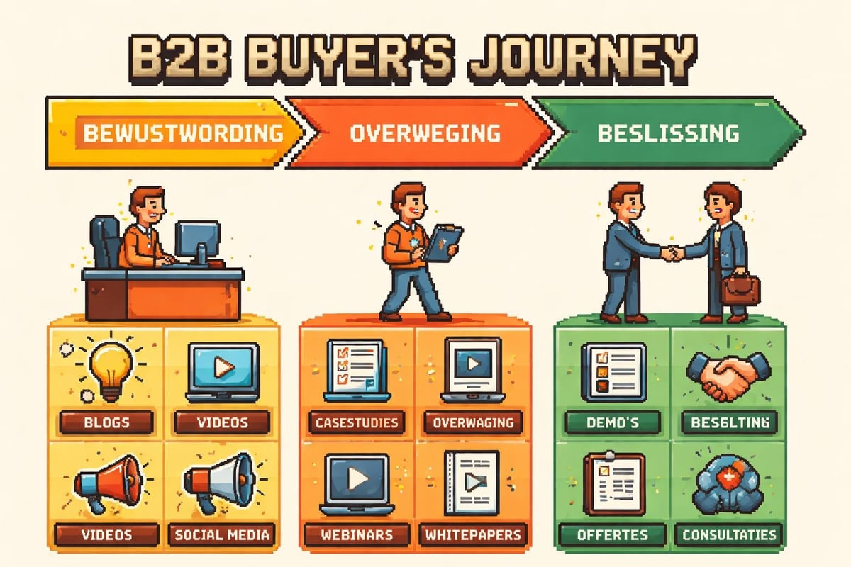 Buyer's journey fasen