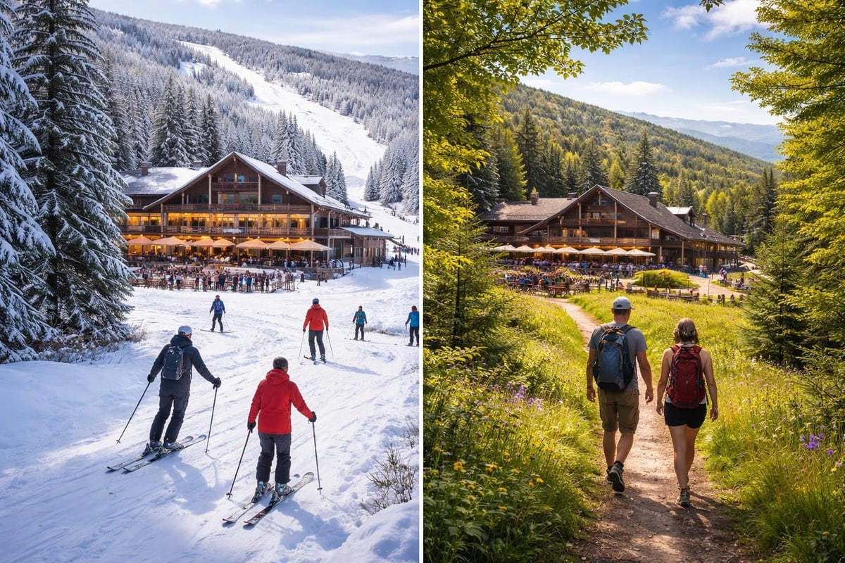 Mountain base lodging benefits