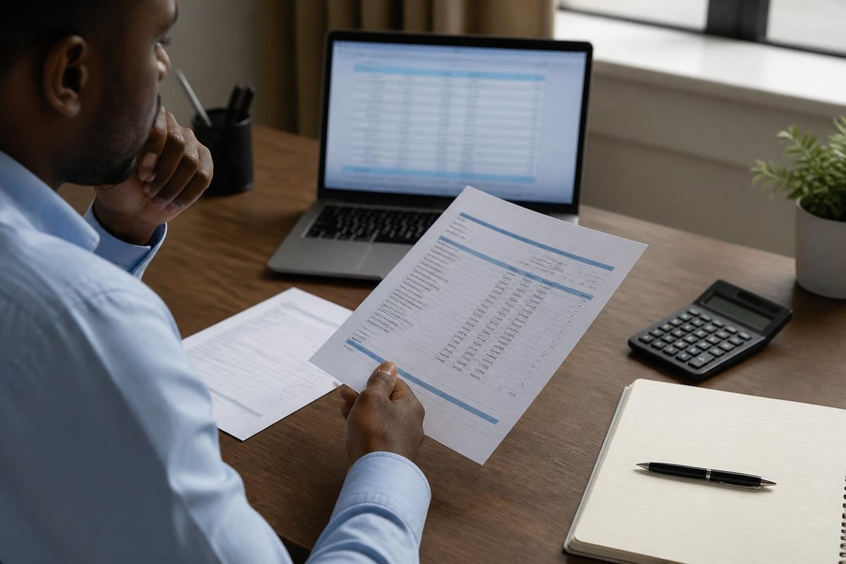 Account statement review process