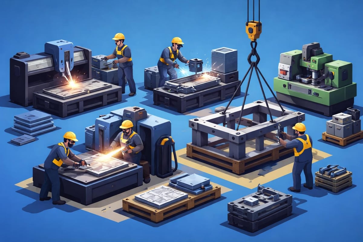 Integration of welding and machining services