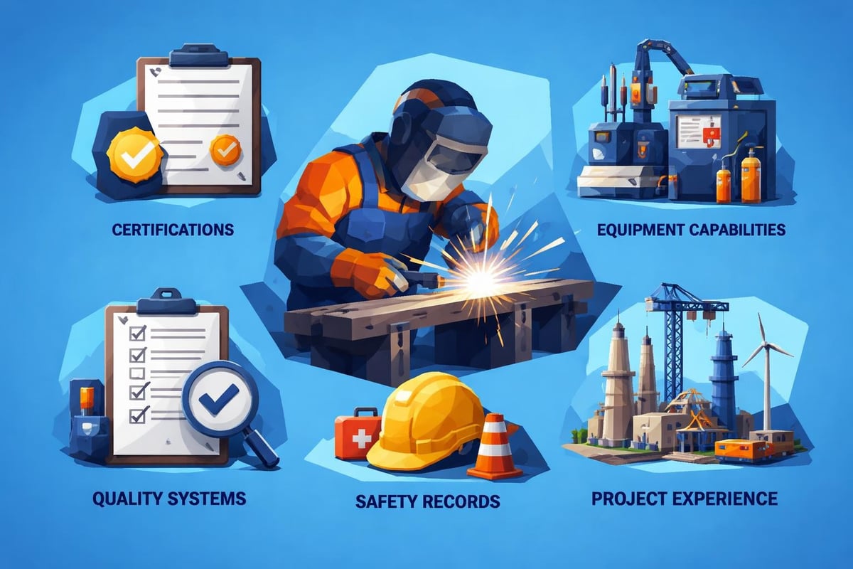 Evaluating welding fabrication shop capabilities