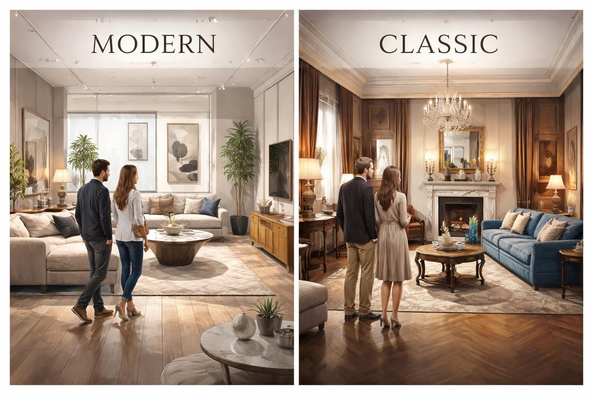 Modern versus Classic design framework