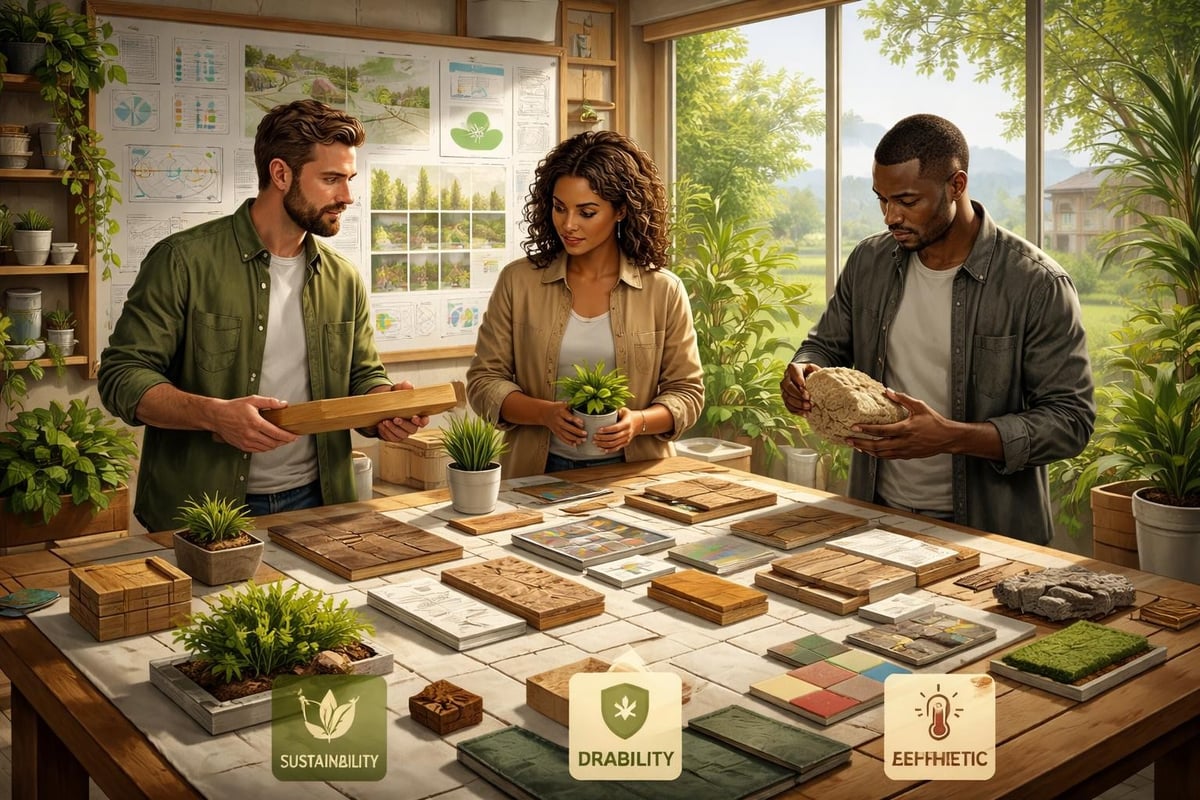 Sustainable material selection framework