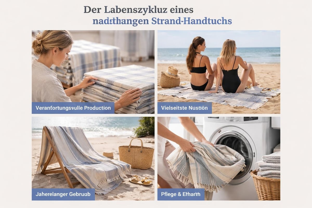 Nachhaltige Strandtuch-Nutzung