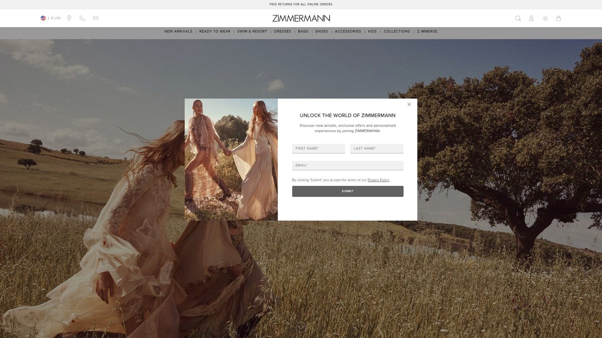 9 Stunning Australian Boutique Dresses to Try in 2025 - Zimmermann Silk Wrap Midi Dress