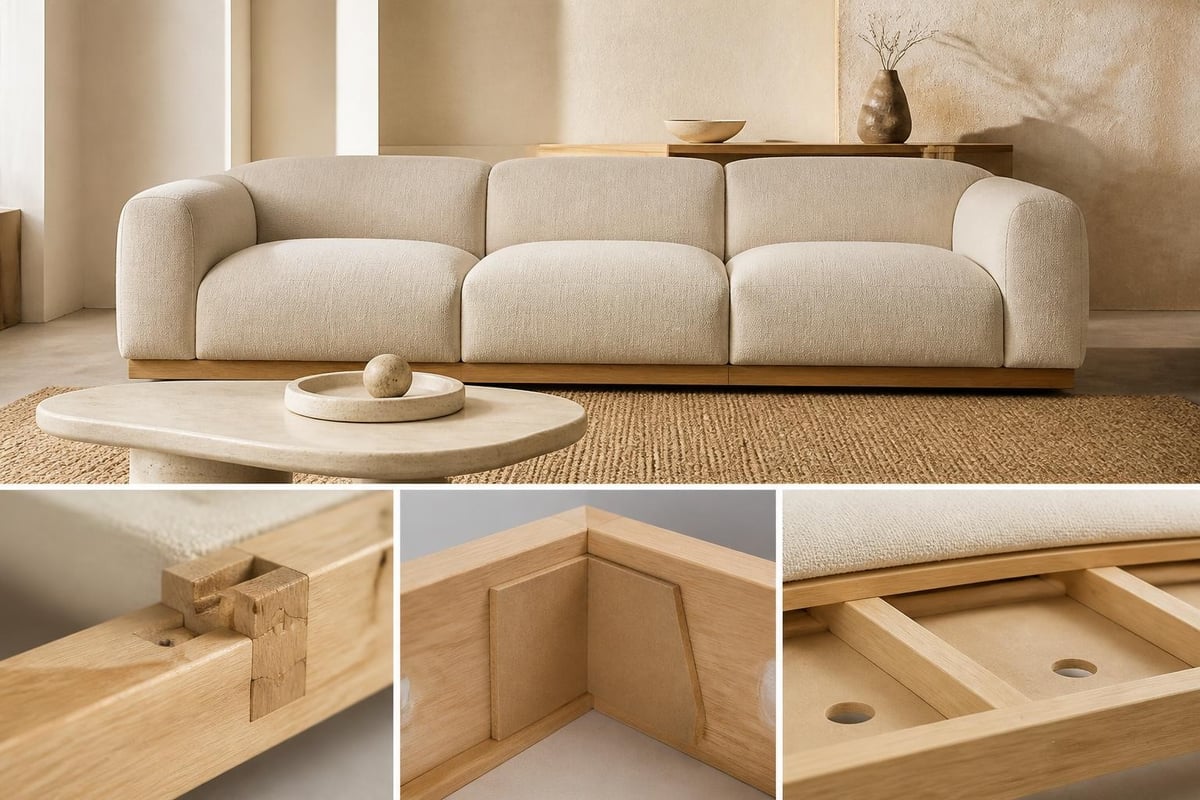 Sofa frame construction