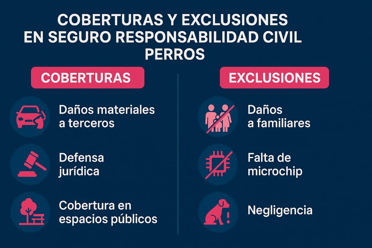 Coberturas y exclusiones habituales