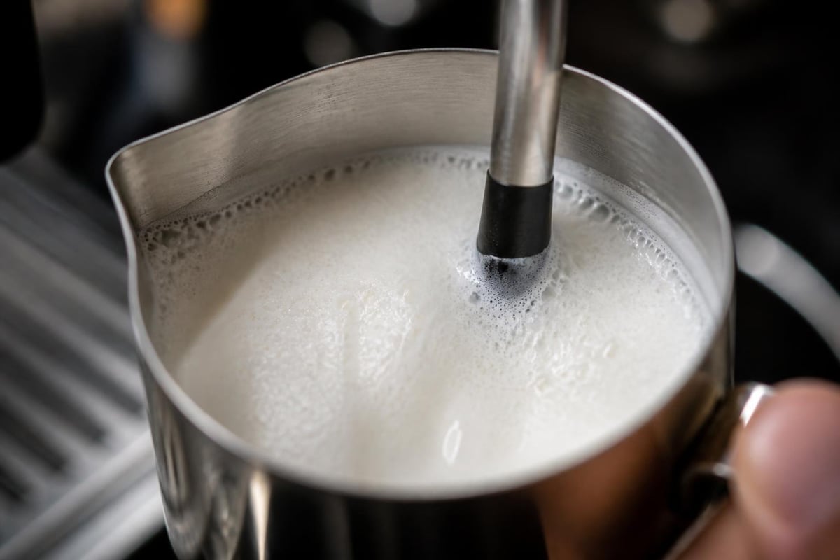 Structure moléculaire mousse de lait