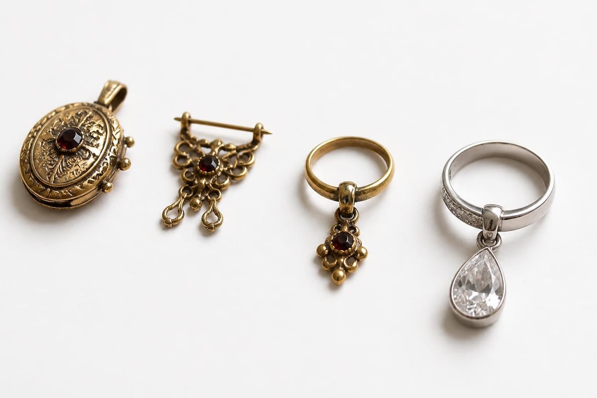 Historical evolution of convertible jewelry