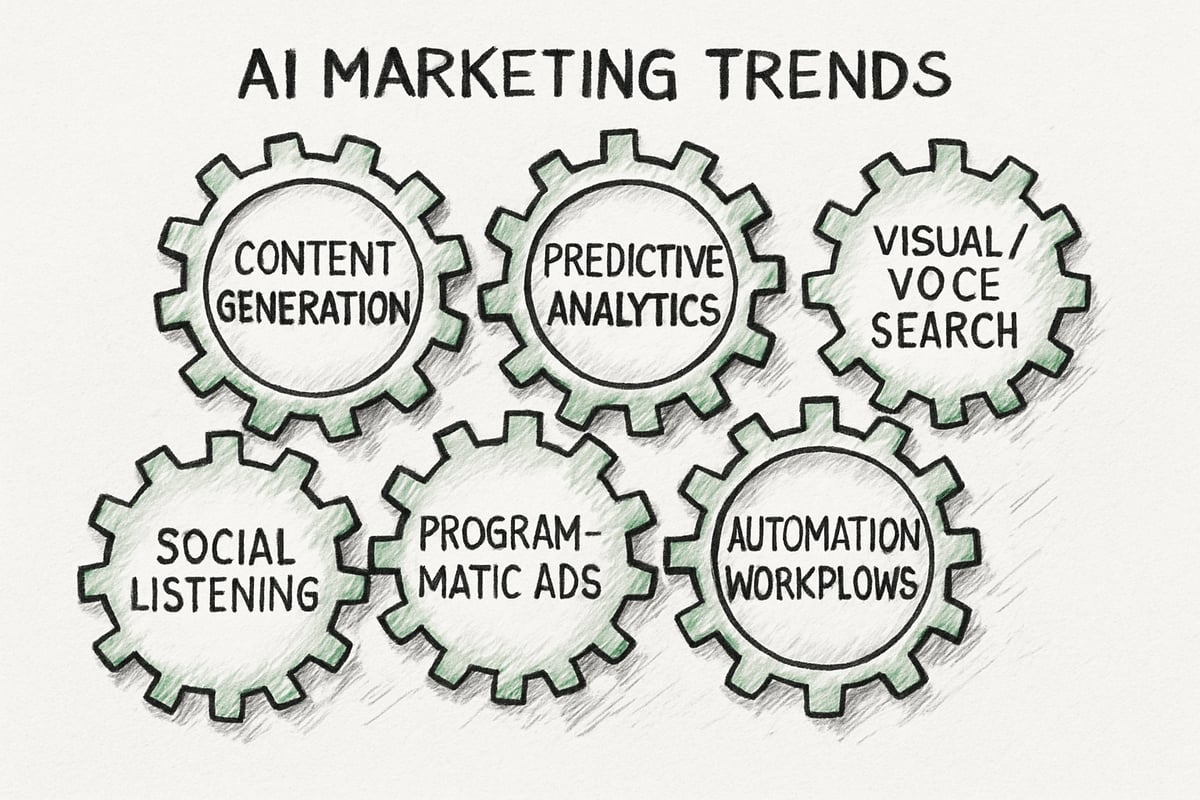 Top 7 Essential Artificial Intelligence Marketing Solution Trends 2025