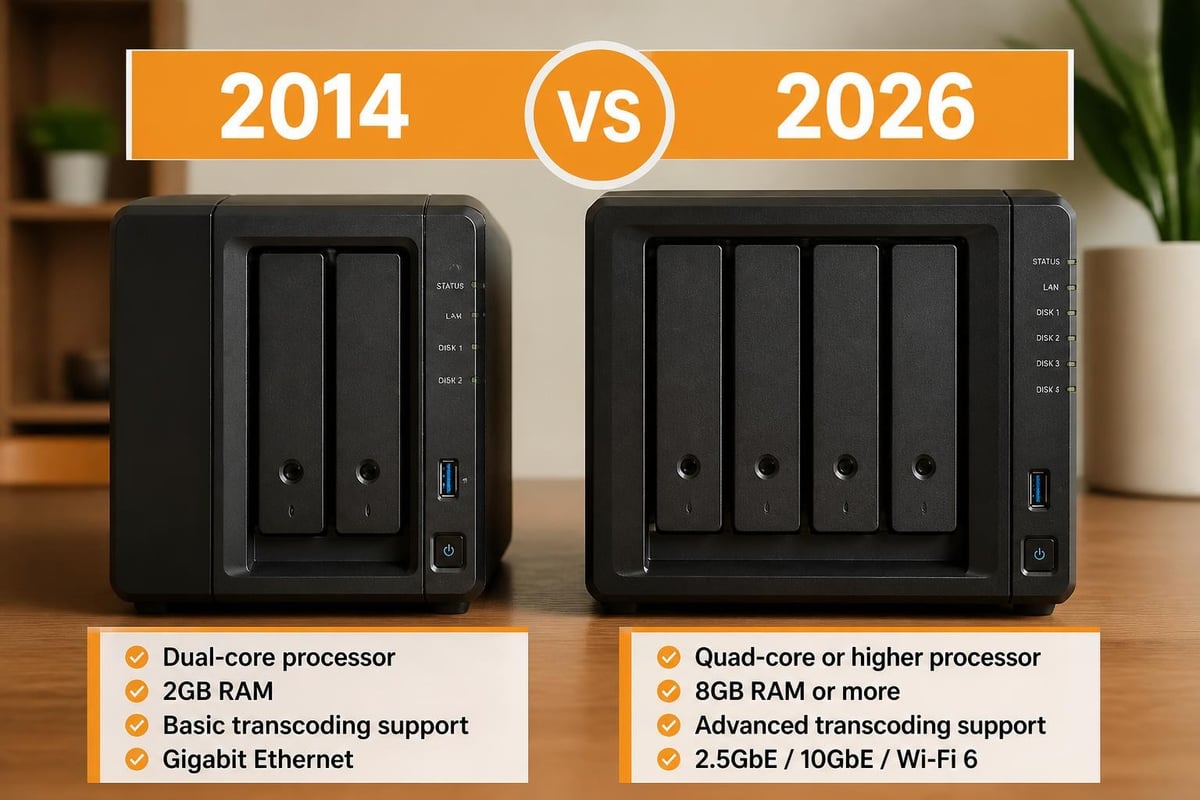 DS214 vs modern NAS