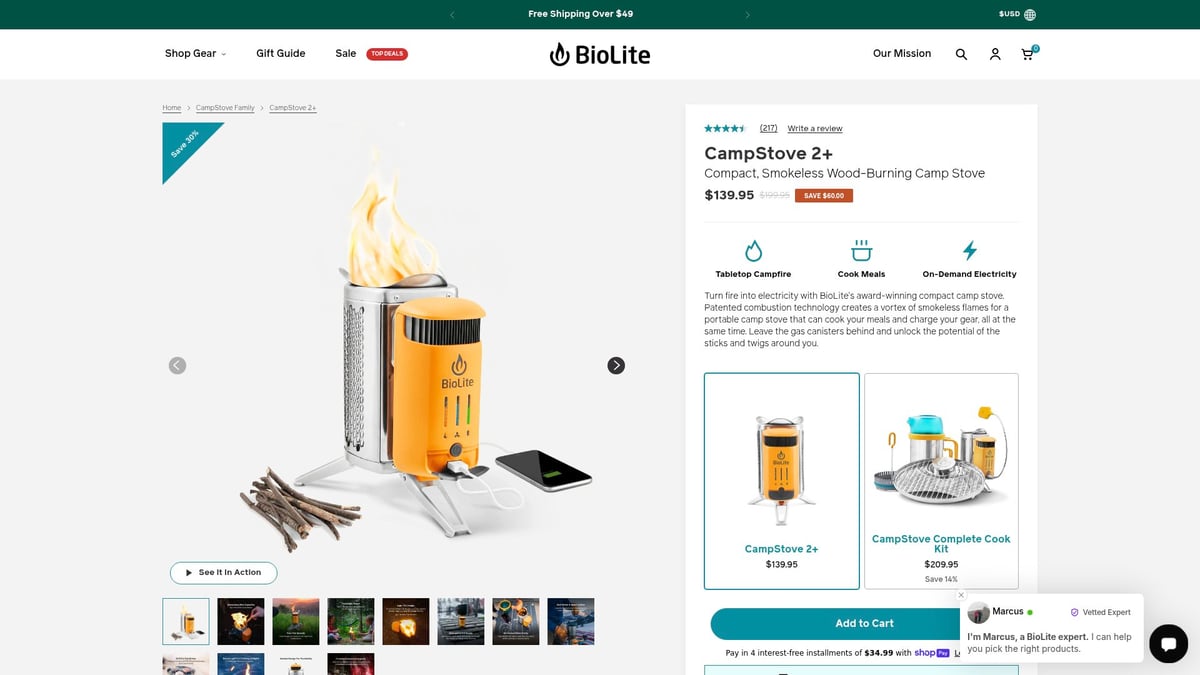 9 Must-Have Best Outdoor Gadgets for Adventurers in 2026 - BioLite CampStove 2+
