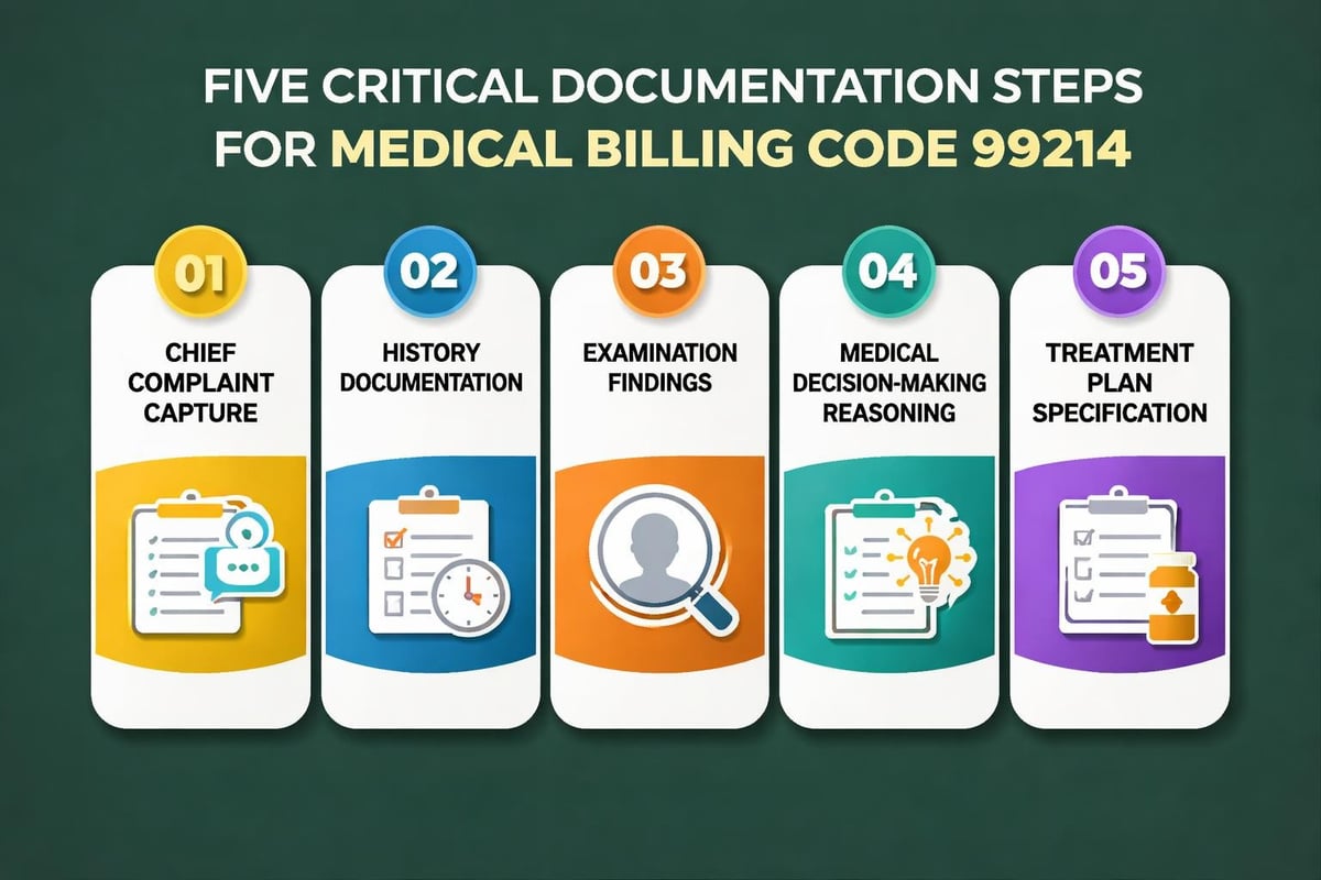 Documentation workflow for code 99214