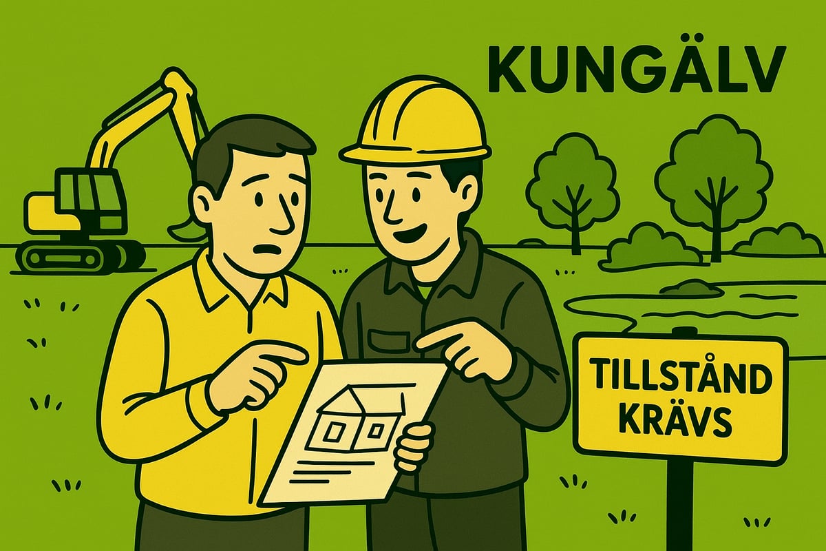 Lagar, regler och tillstånd för markarbeten i Kungälv 2025