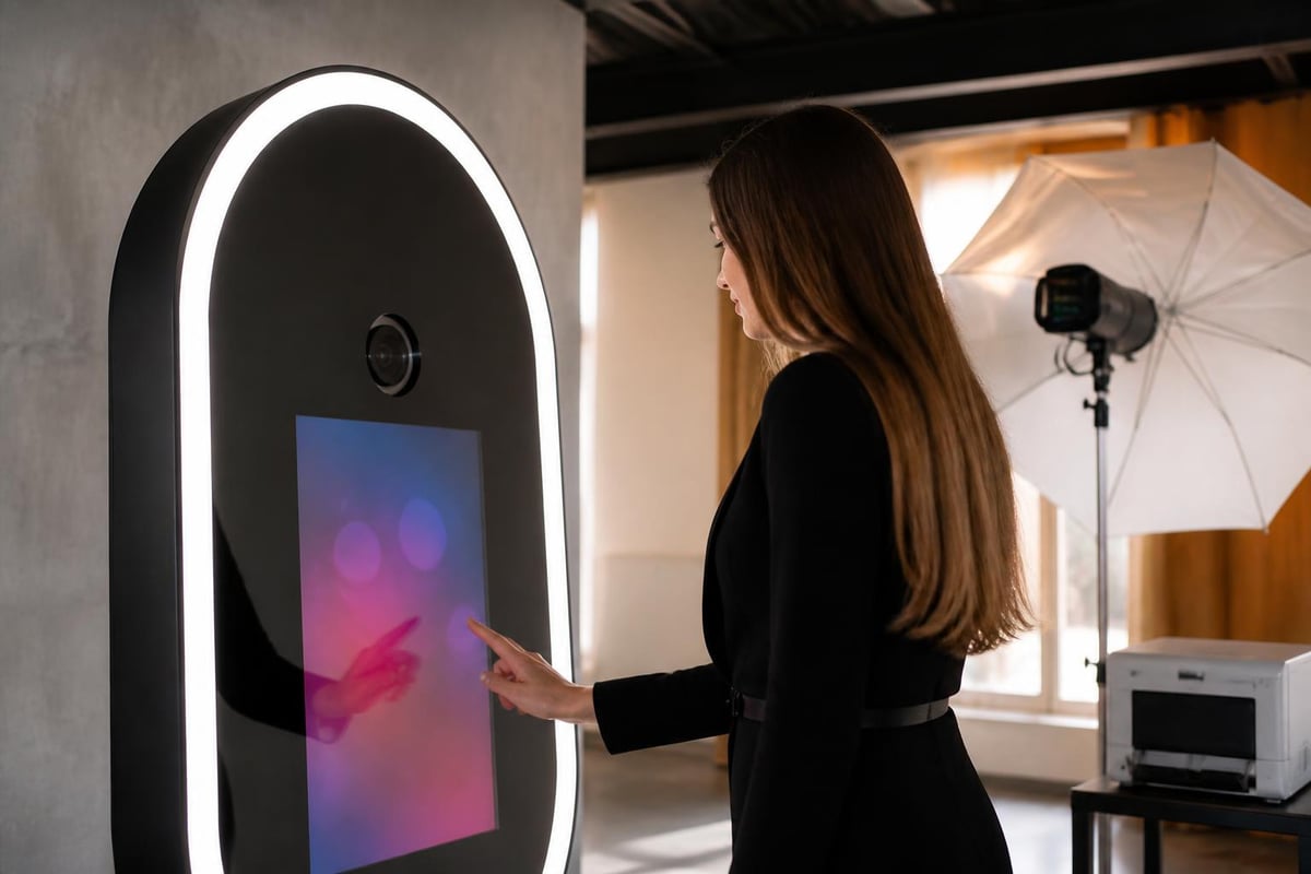 Photo mirror booth technology components