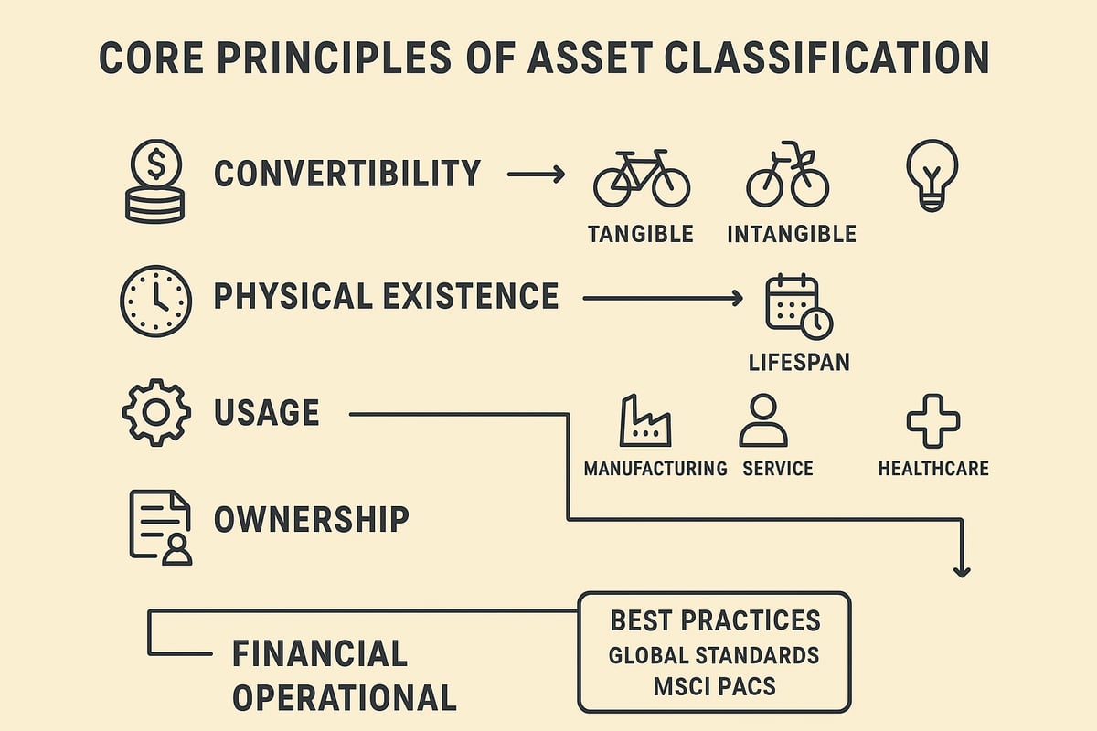 Core Principles and Criteria for Asset Classification