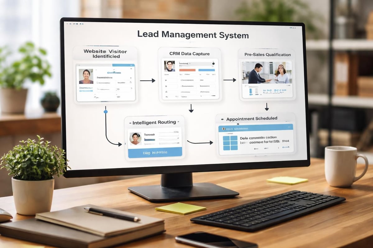 Healthcare lead management workflow