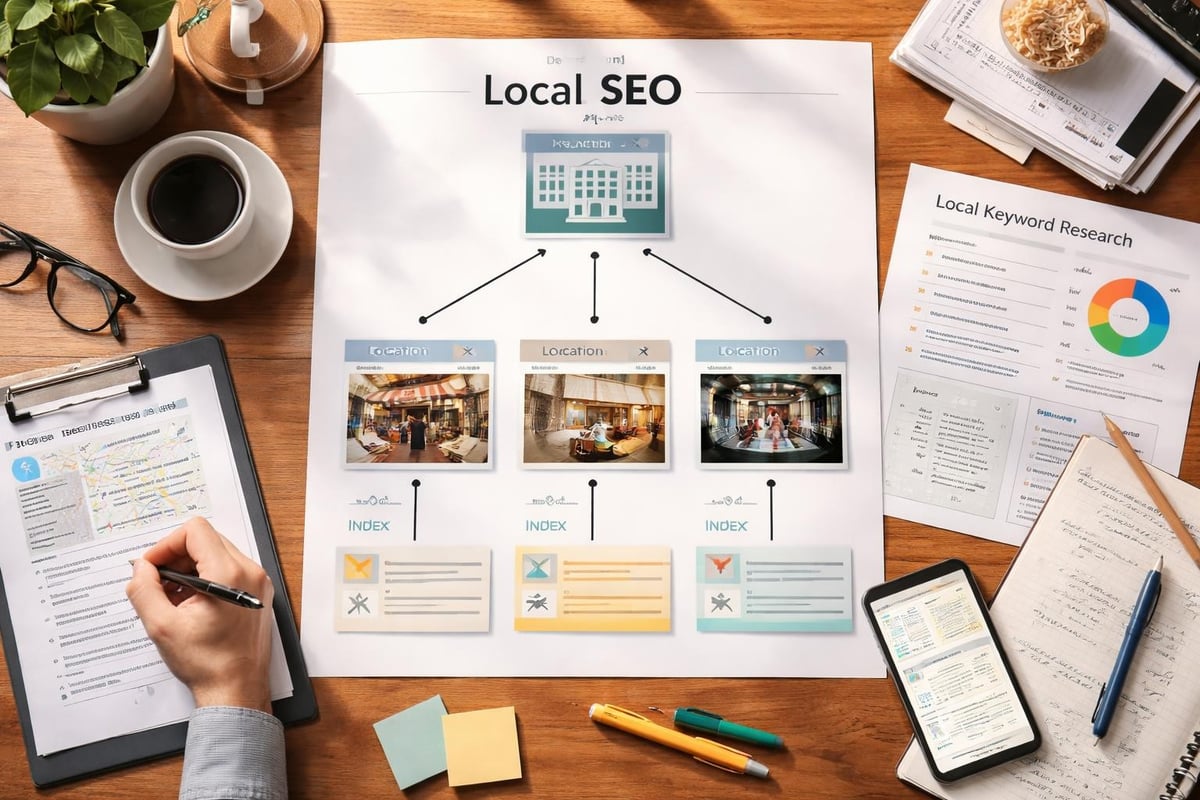 Multi-location healthcare SEO strategy