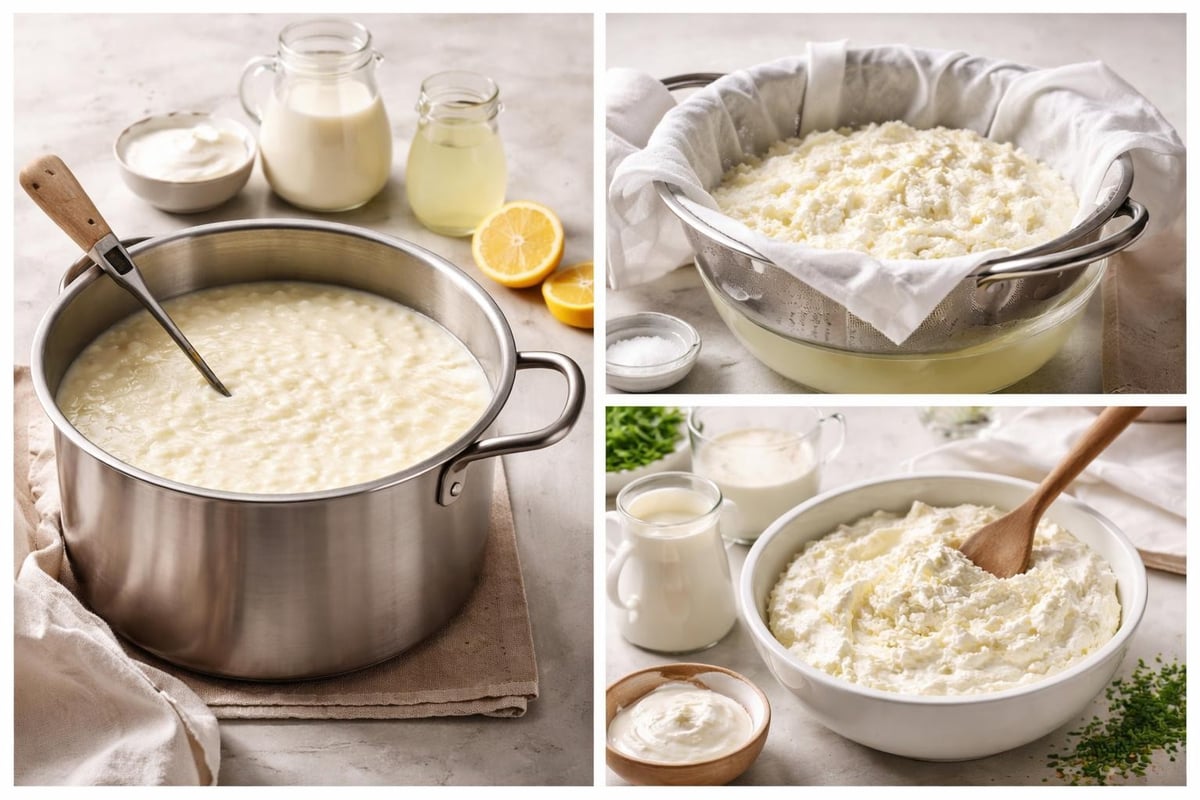 Frischkäse Herstellungsprozess