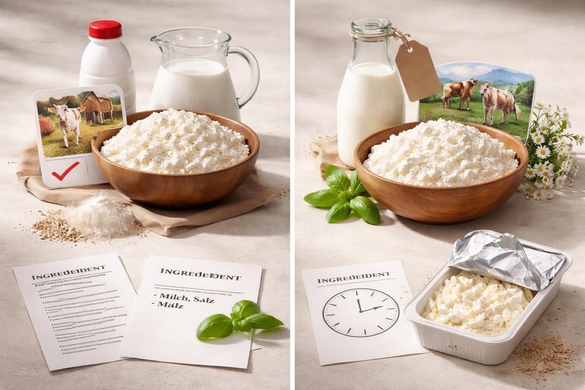 Frischkäse Qualitätsmerkmale