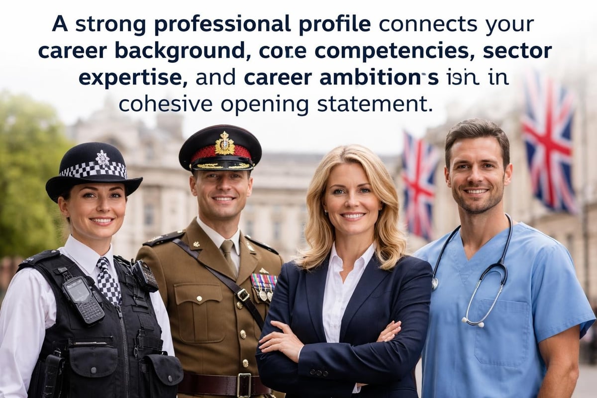CV professional profile structure