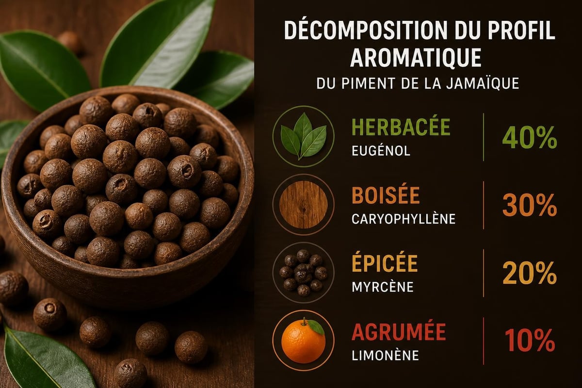 Composition aromatique piment Jamaïque