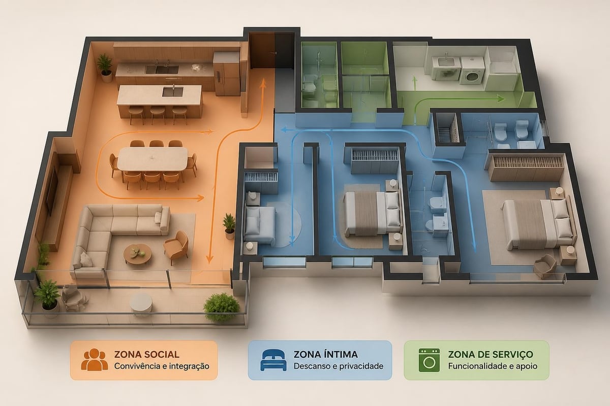 Setorização de apartamentos