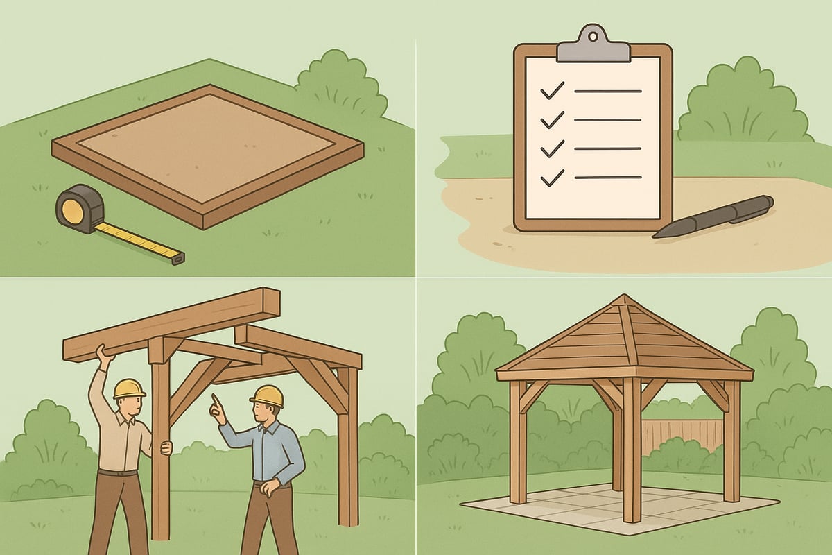 Planning and Building Your Timber Frame Gazebo