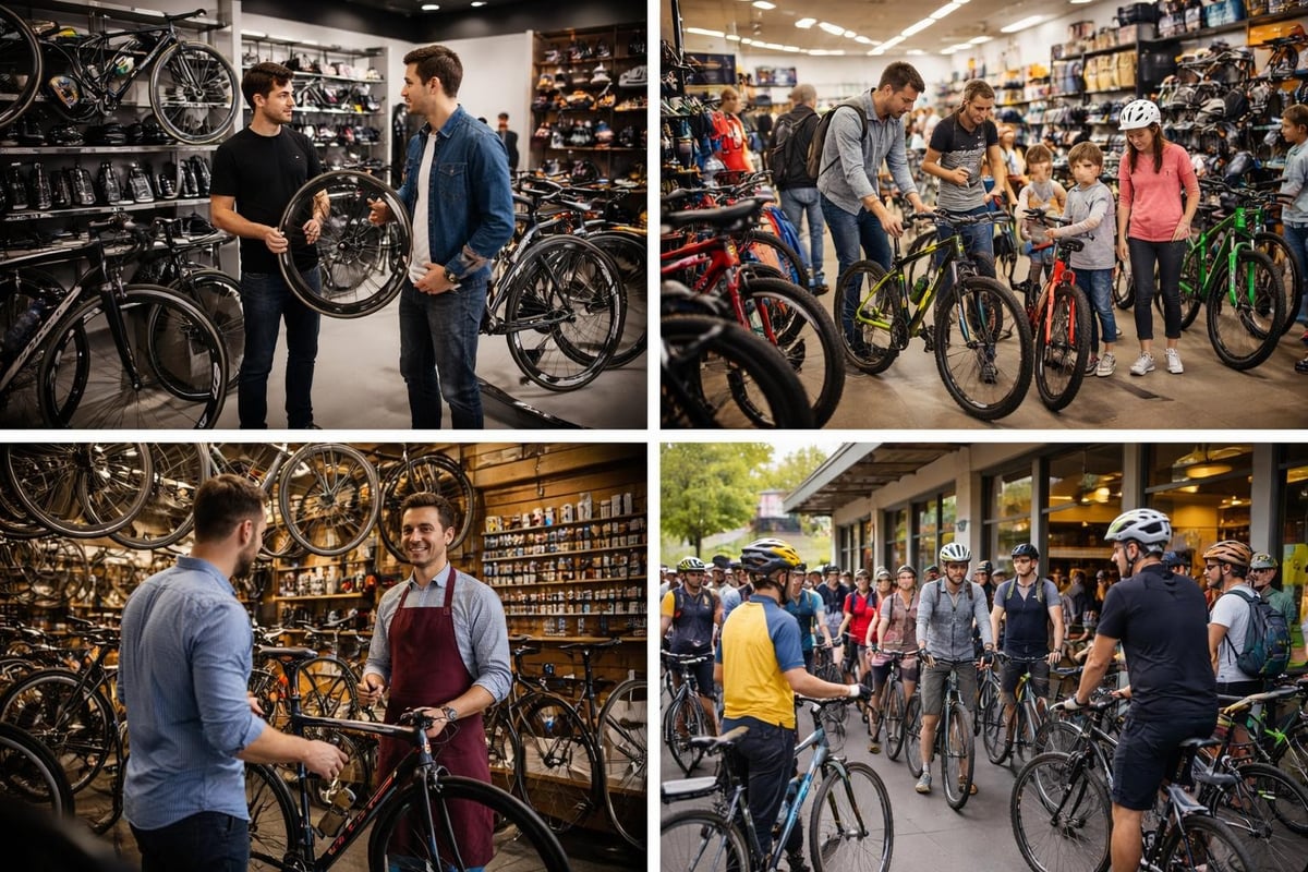 Local bike shop services comparison