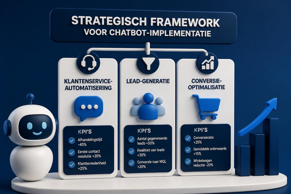 AI chatbot doelstellingen framework