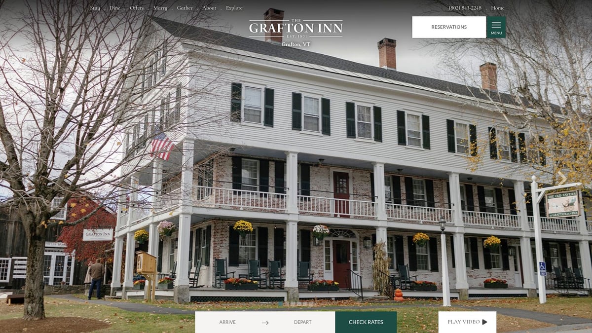 9 Dreamy Vermont Getaways for Couples to Experience in 2025 - The Grafton Inn – Grafton, VT