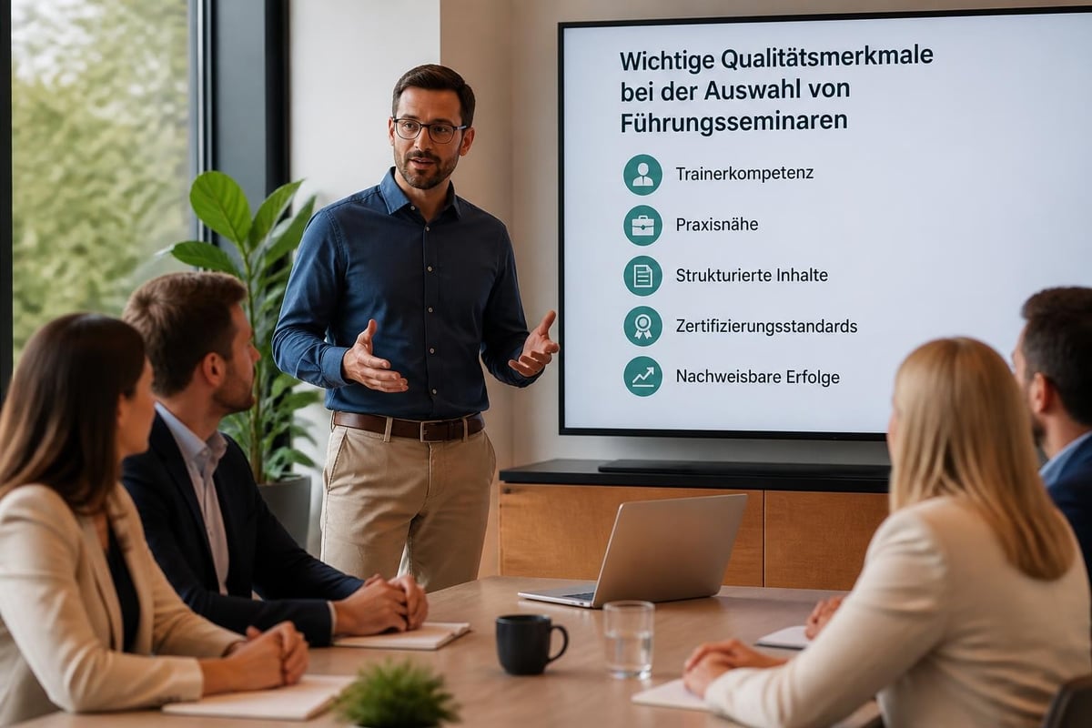 Quality criteria for leadership education