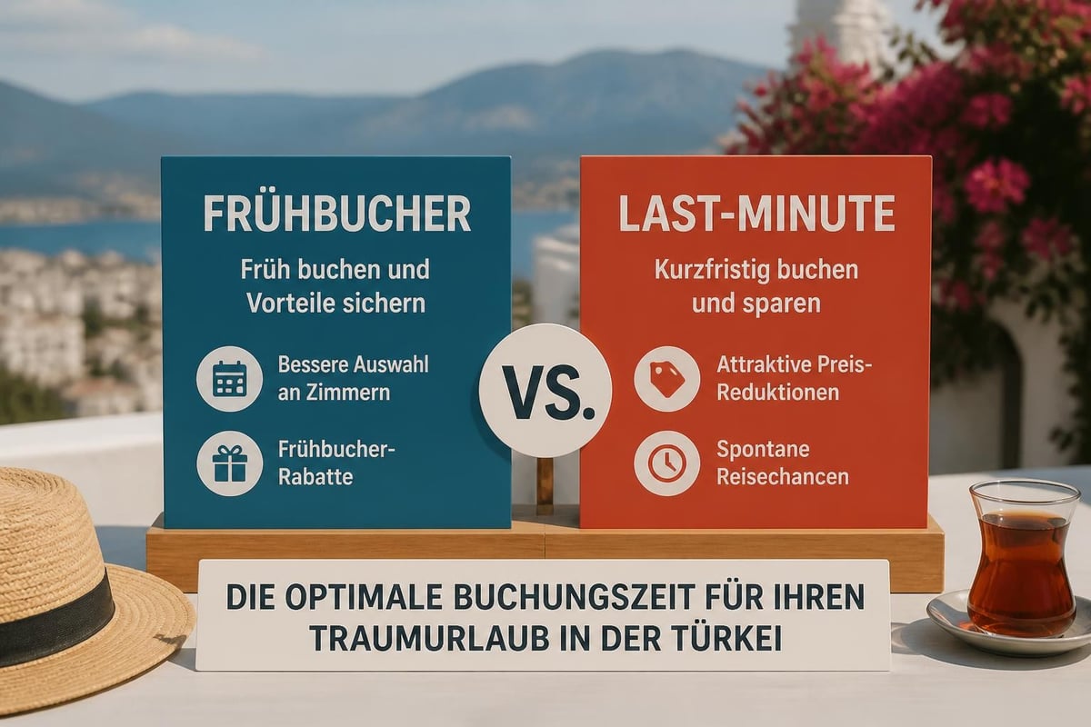 Vergleich Frühbucher und Last-Minute Strategien