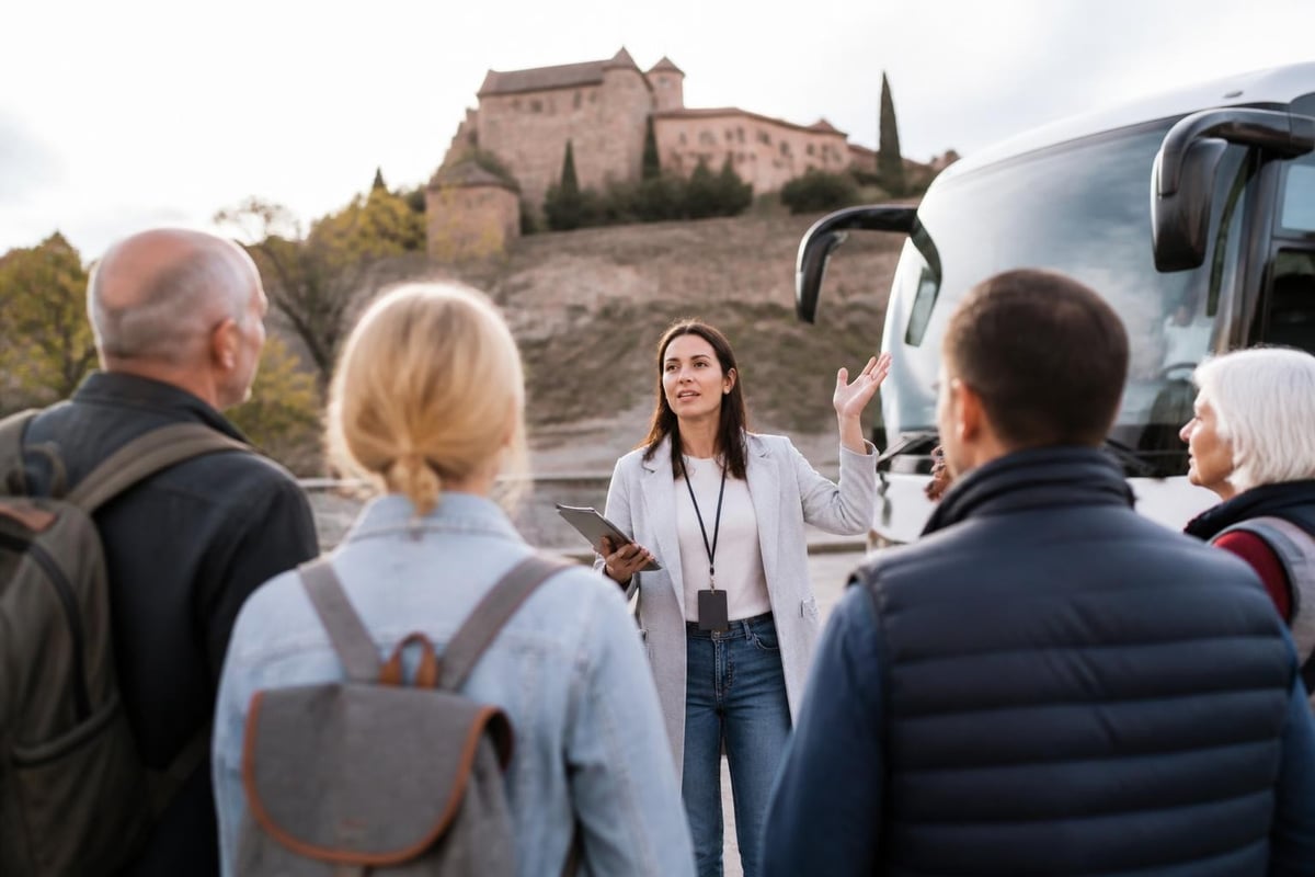Escorted tour components