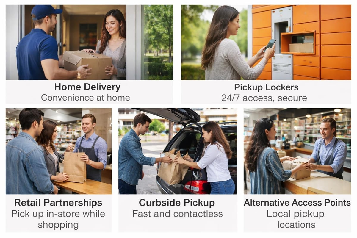 Last-mile delivery options