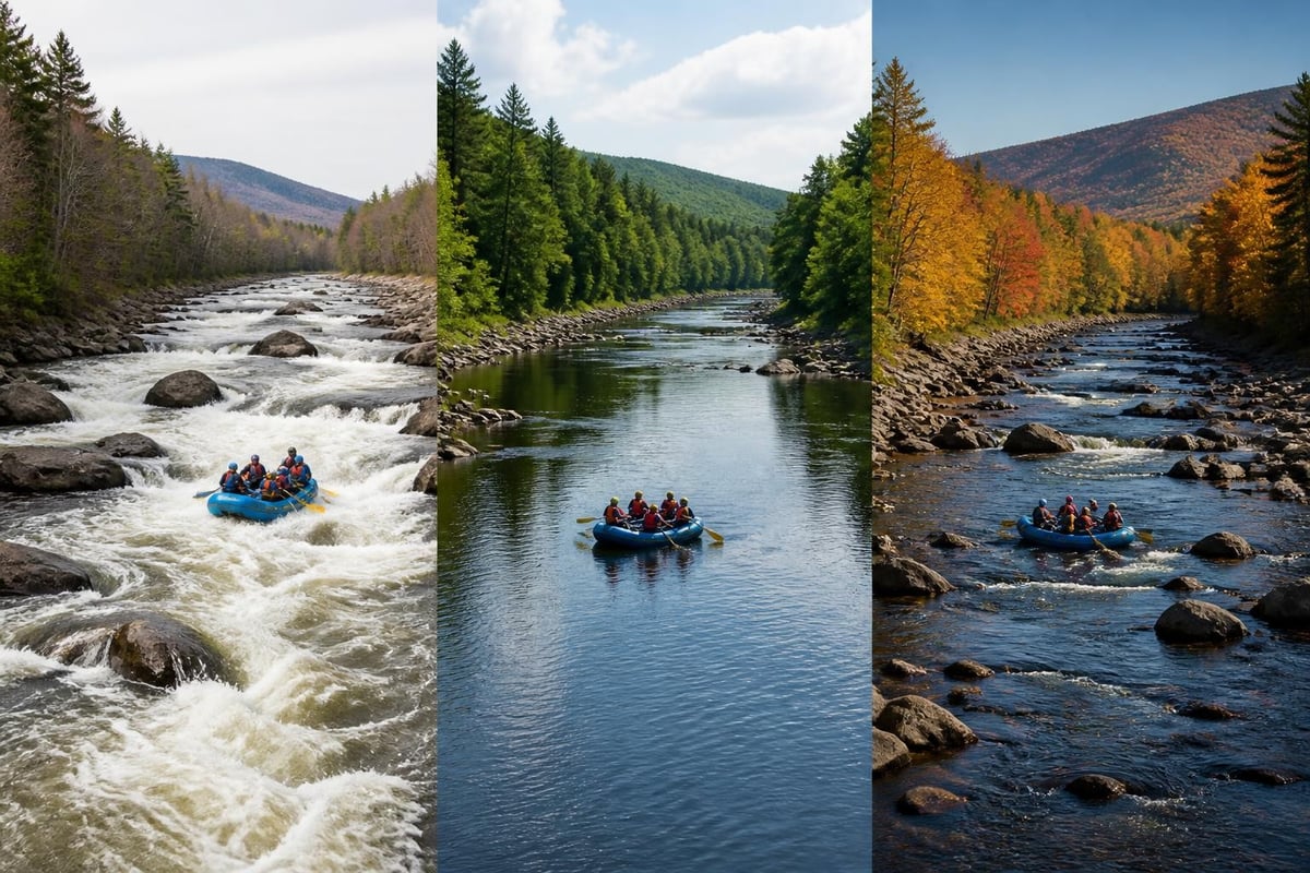 Kennebec River season comparison