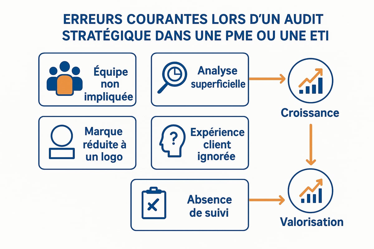 Les erreurs courantes à éviter lors d’un audit stratégique