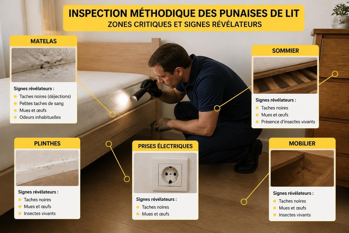 Inspection professionnelle punaises de lit