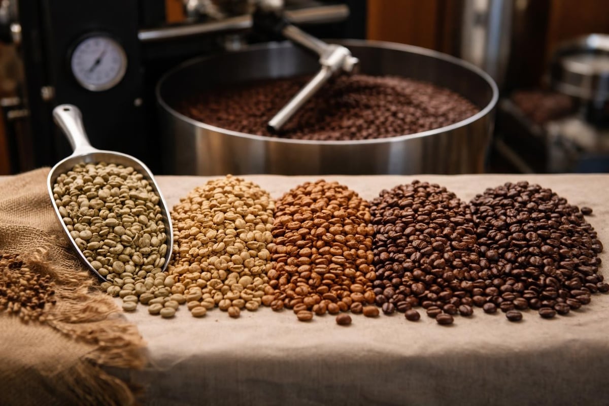 Coffee roasting process