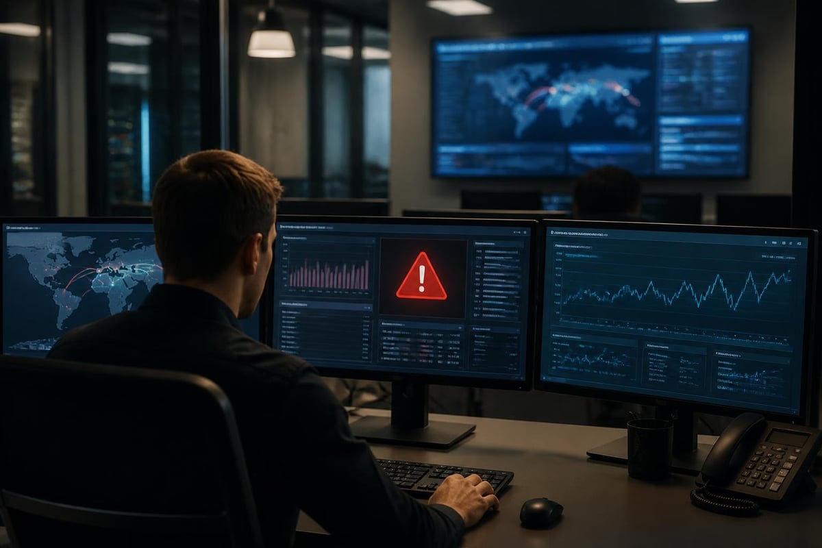 Network security monitoring dashboard