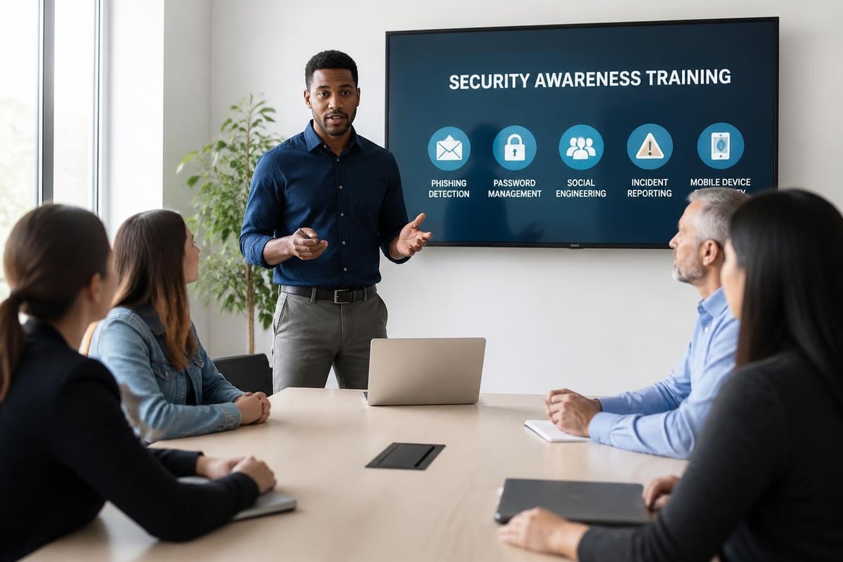 Security awareness training components