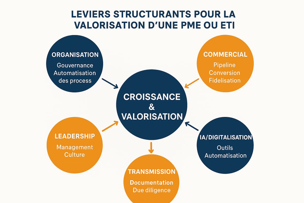 Les leviers concrets pour structurer et valoriser l’entreprise