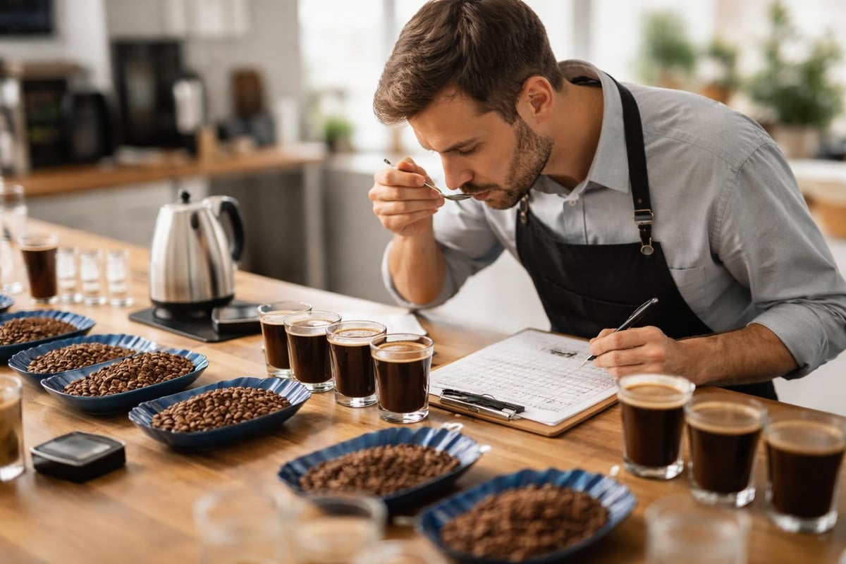 Specialty coffee grading process